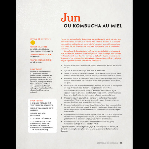 Révolution Kombucha - Extrait recette jun