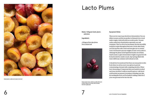 Recette de Lacto Plums du livre The Noma Guide to Fermentation