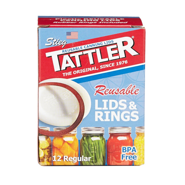 Boite de couvercles Tattler pour pot Mason (ouverture standard)