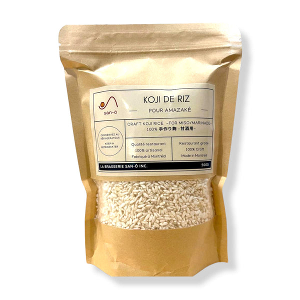 Koji de riz dehydraté pour faire de l'amazake