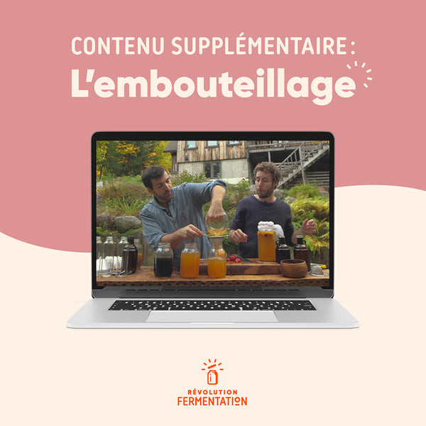 Comment embouteiller son kéfir de fruits