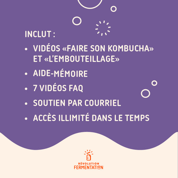 Formation en ligne sur le kombucha