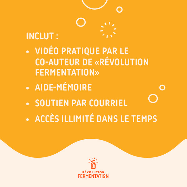 Formation en ligne faire son tempeh