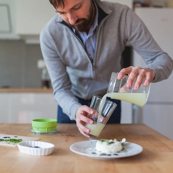 Fabrication de fromage de kéfir
