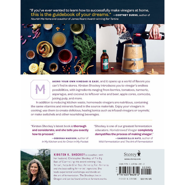 Endos «Homebrewed Vinegar How to Ferment 60 Delicious Varieties, Including Carrot-Ginger, Beet, Brown Banana, Pineapple, Corncob, Honey, and Apple Cider Vinegar»