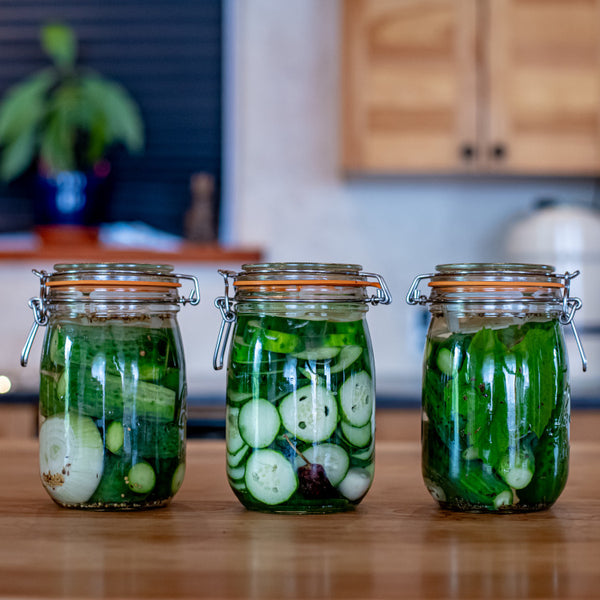 Faire bocaux cornichon maison avec le kit cornichons