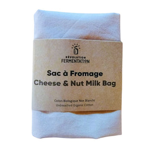 Sac à lait végétal et fromage