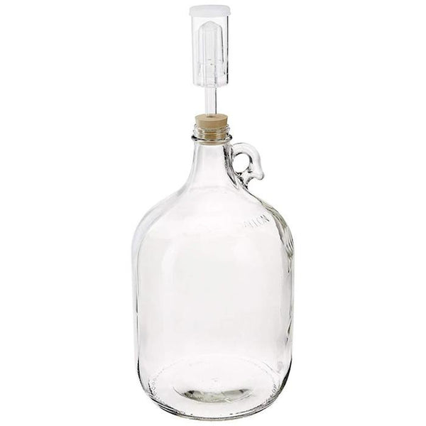 Cruche de fermentation  en verre transparent 3,8 litres