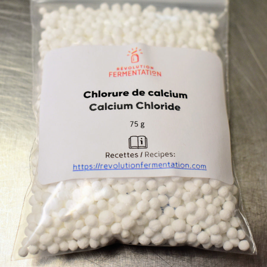 Chlorure de calcium alimentaire  Révolution Fermentation Canada
